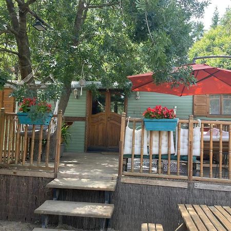 Гостевой дом Roulotte En Bois Sud France Le Soler Экстерьер фото